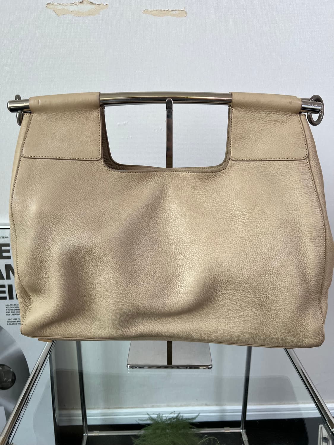 프라다 SS03 비텔로 다이노 메탈 바 토트백 상품이미지4