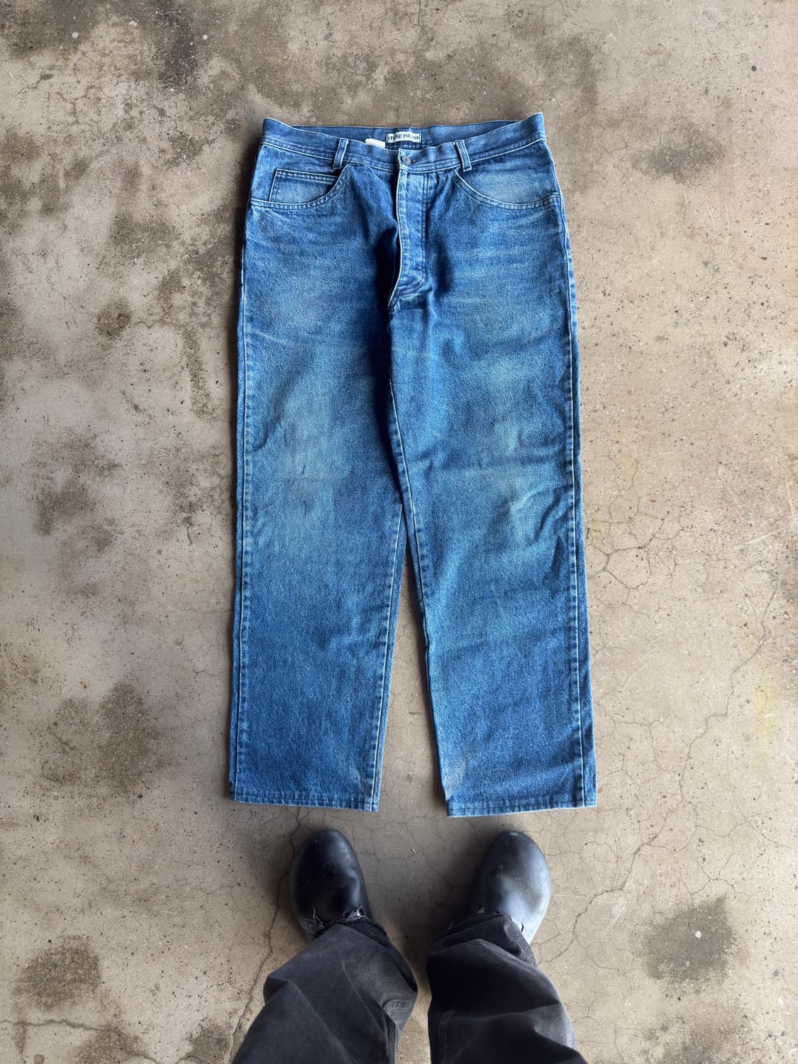 90s 스톤 아일랜드 데님 green edge 상품이미지2