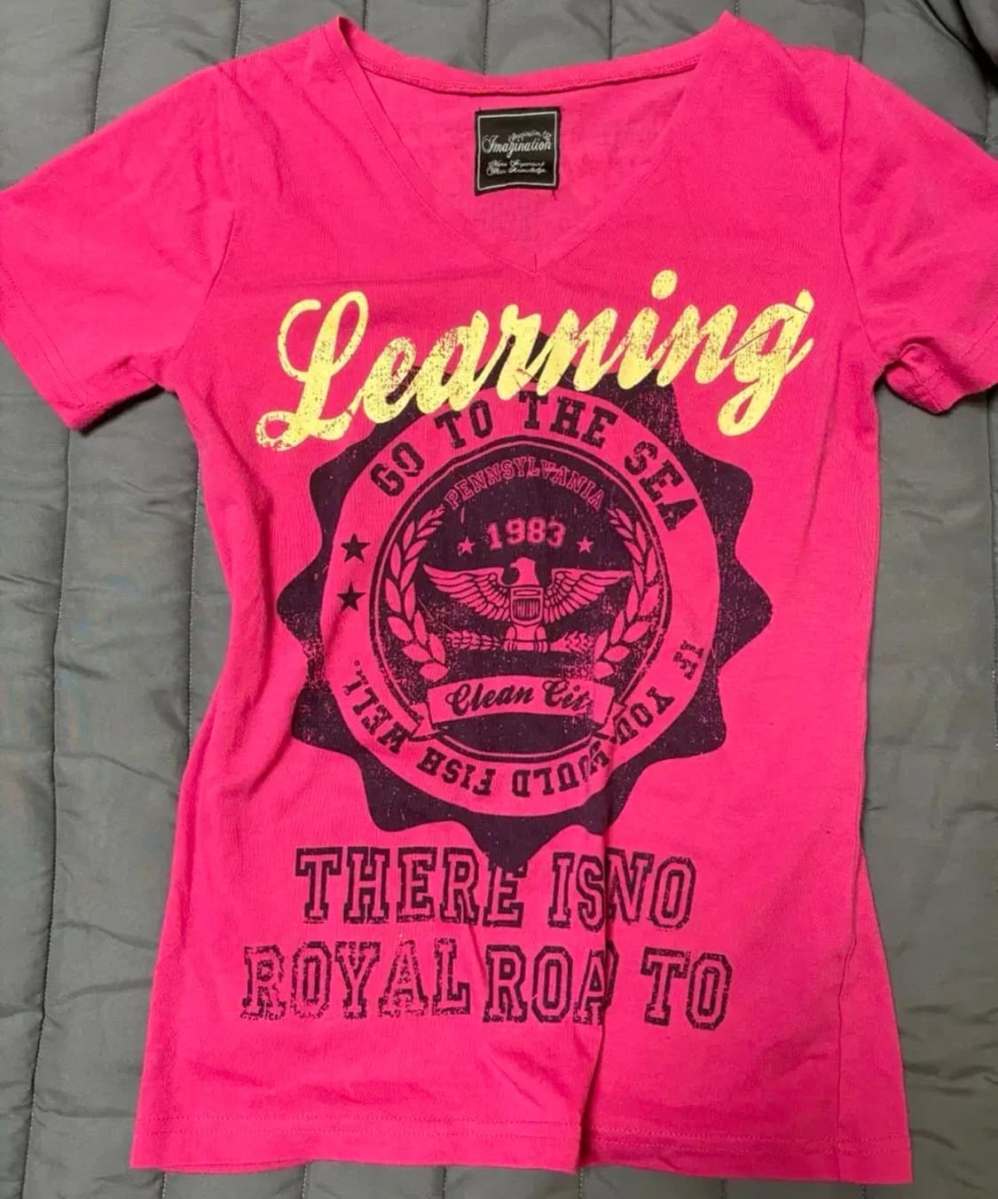 갸루 y2k 빈티지 핫걸무드 반팔 상품이미지1