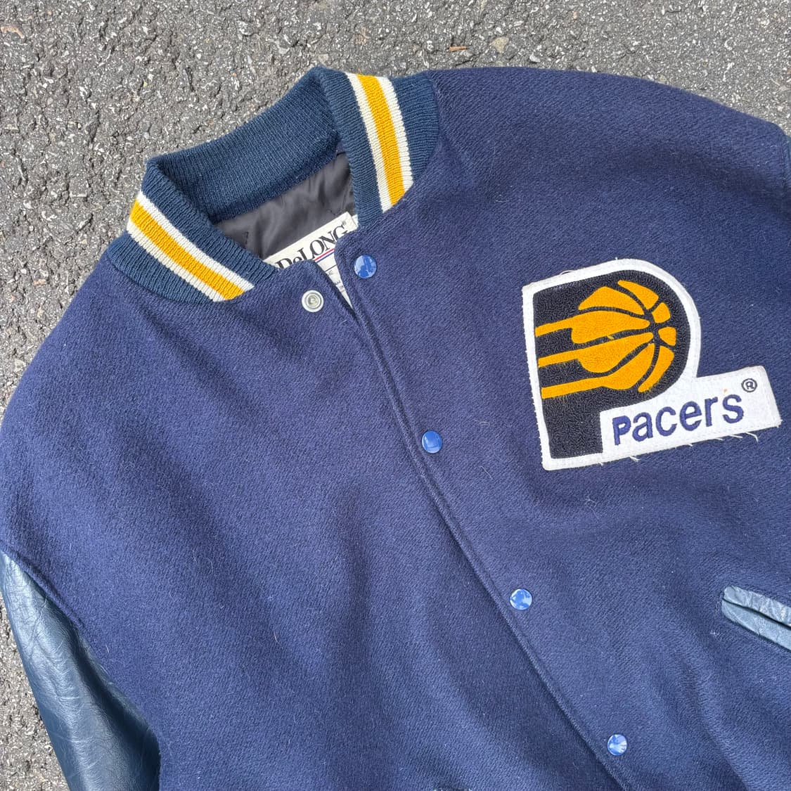 90년대 미국 드롱 인디애나 페이서스 스타디움 자켓 상품이미지4