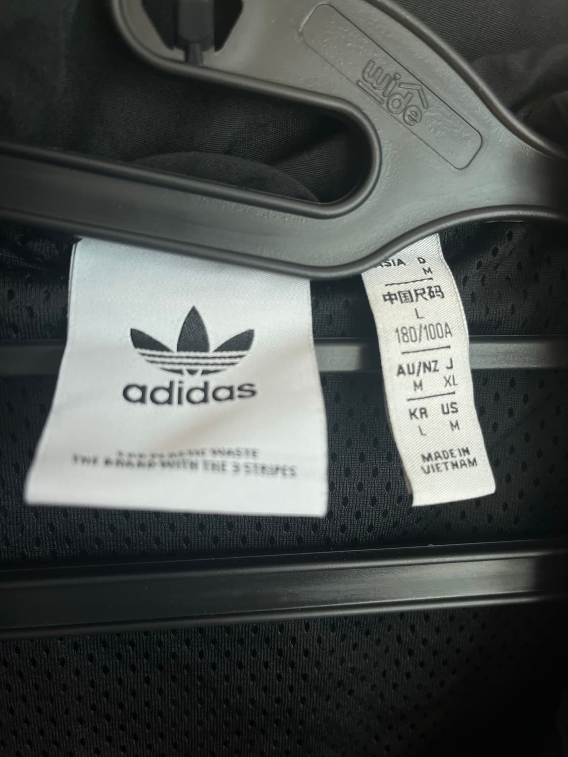 아디다스 파이어버드 윈드브레이커 바람막이 블랙 (L)  상품이미지4