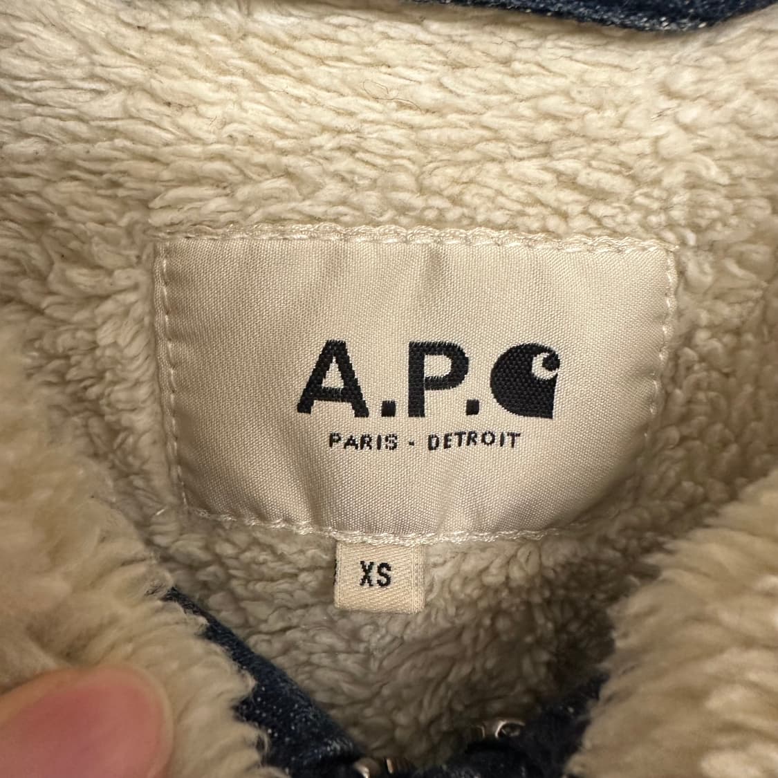 아페쎄 x  칼하트 셰르파 데님자켓 상품이미지5