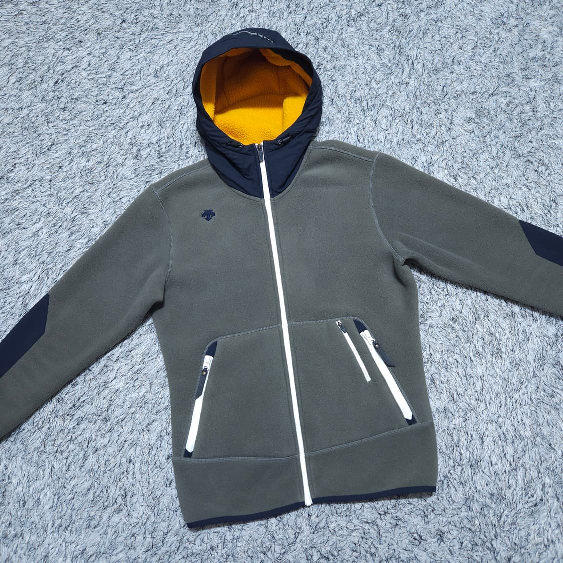 데상트)100 남자 기모후드집업 뽀글이 / 왕눈이샵 상품이미지2