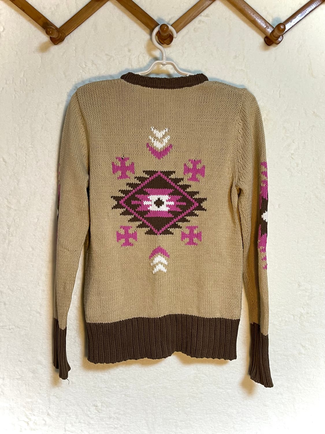 빈티지 하구미 니트 가디건 집업 아우터 상품이미지2