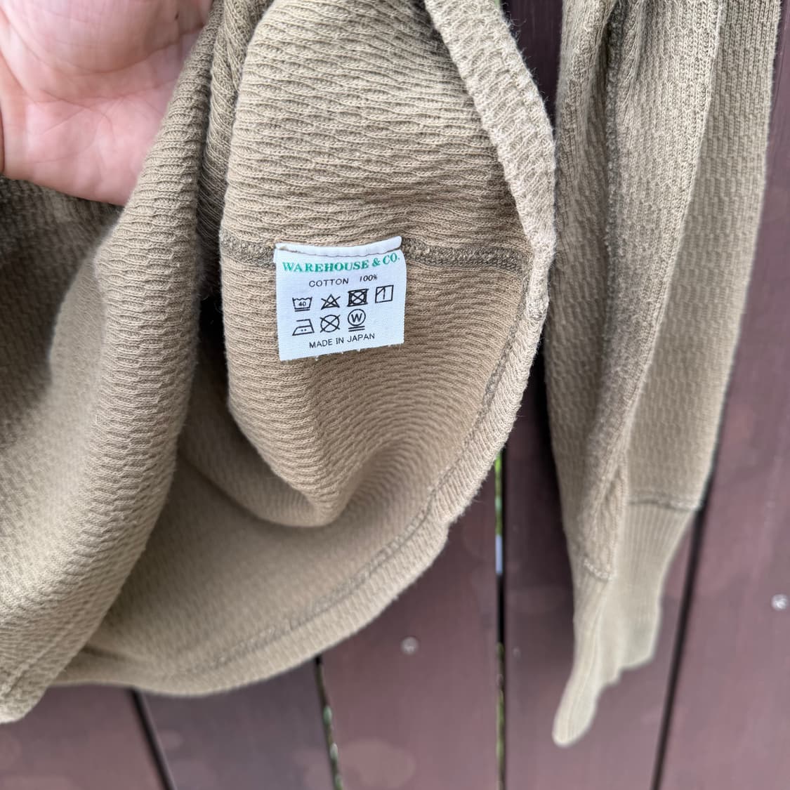 Warehouse 웨어하우스 써멀 롱슬리브 상품이미지6