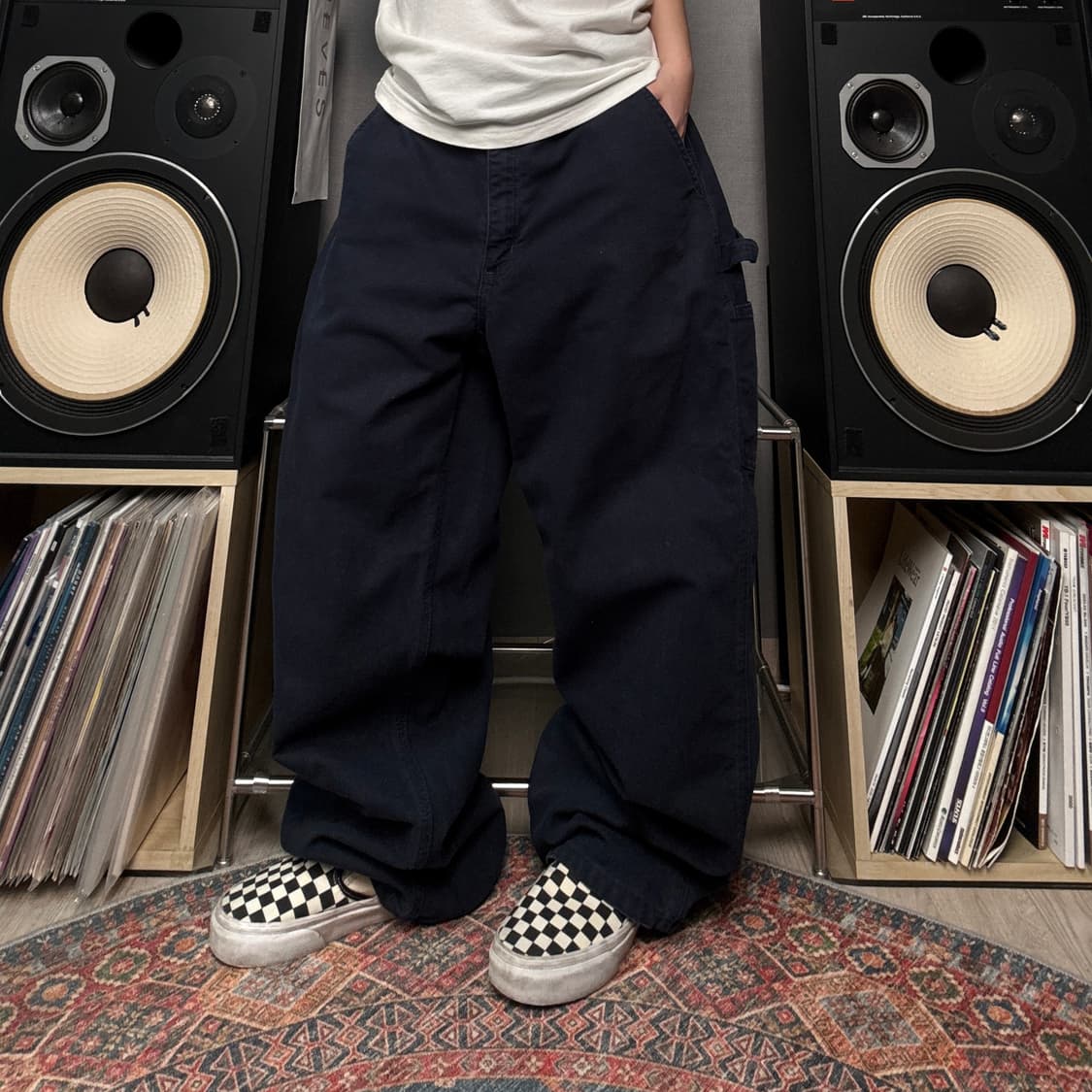 칼하트 가죽탭 카펜터팬츠 상품이미지2