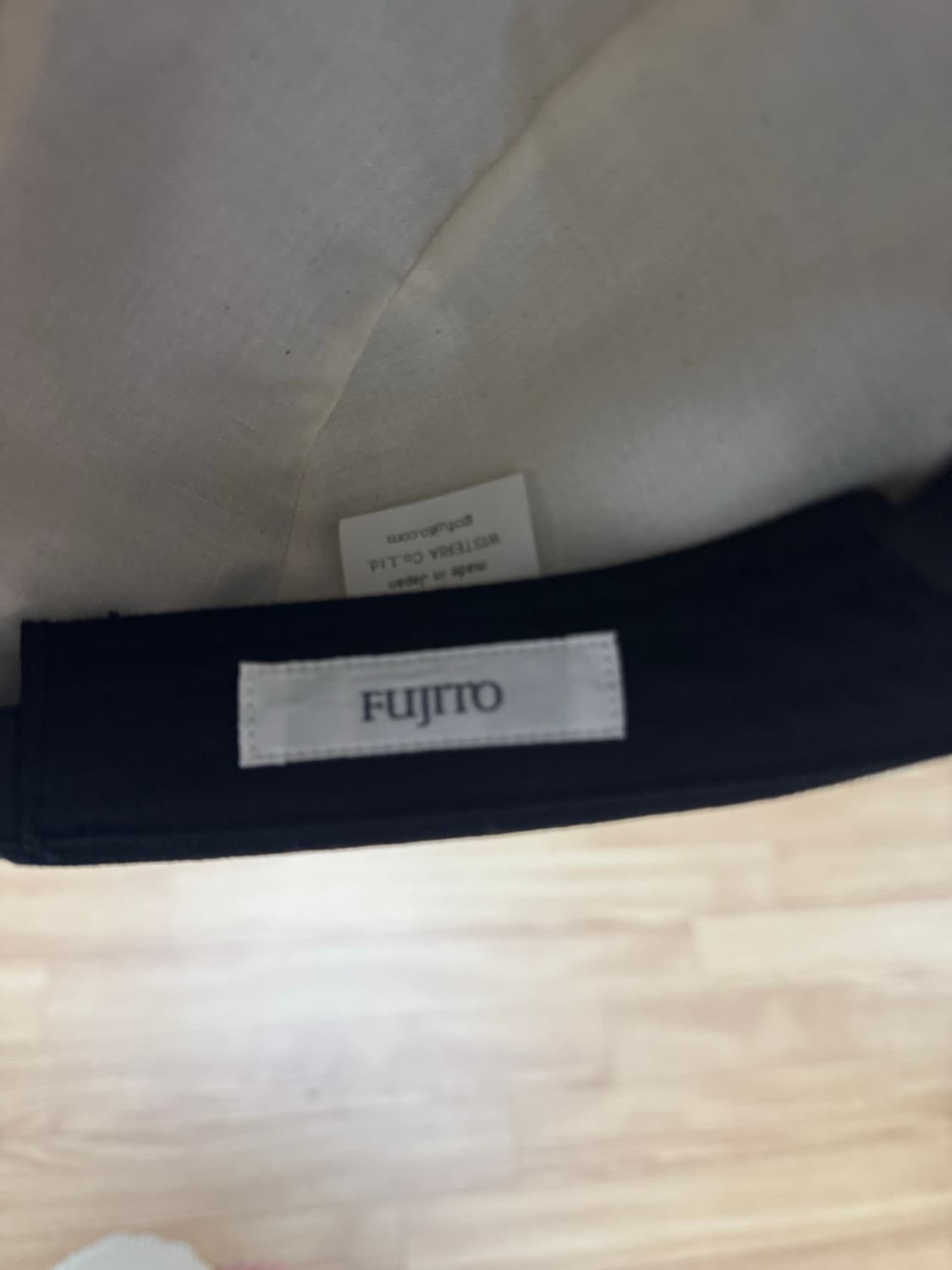 fujito 모자 새상품 상품이미지2