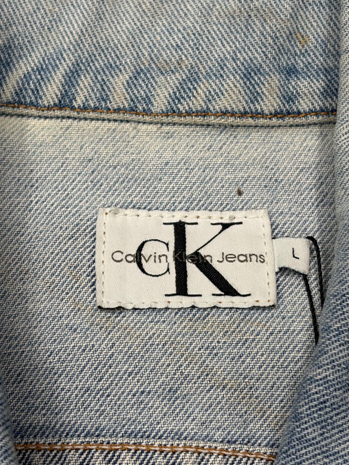 90s 캘빈클라인 CK 데님 청자켓 상품이미지6