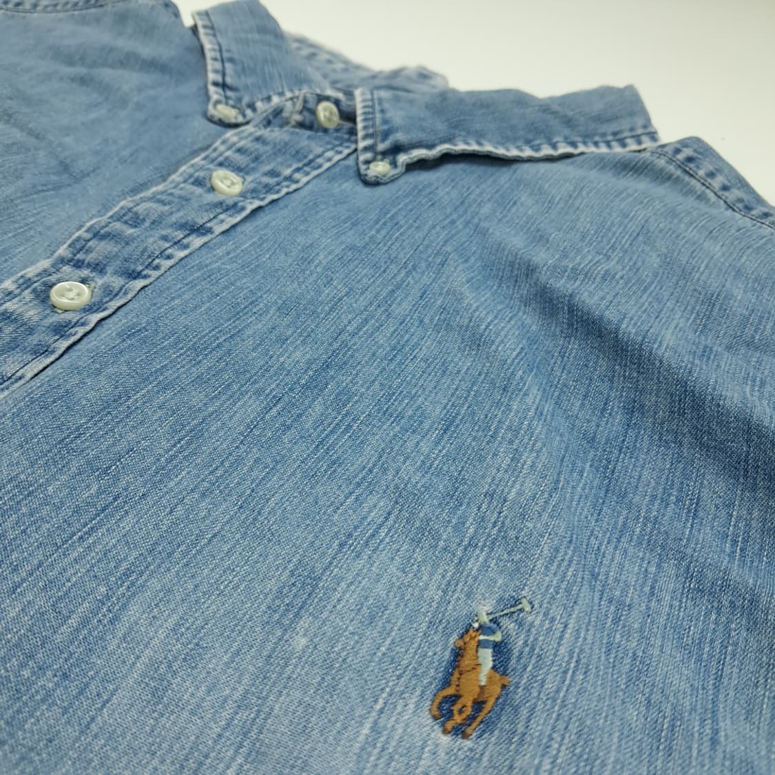 CN711 4XLT 폴로 랄프로렌 클래식 데님 긴팔 셔츠 남방 상품이미지5