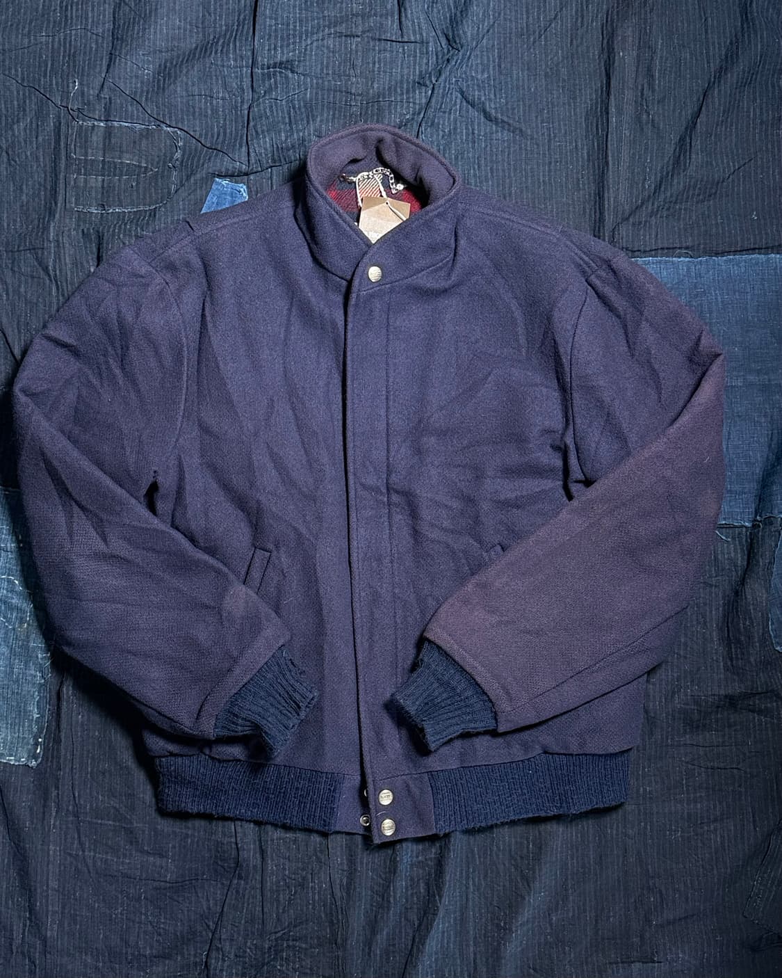 80‘s 엘엘빈 울 해링턴 자켓 M 상품이미지1