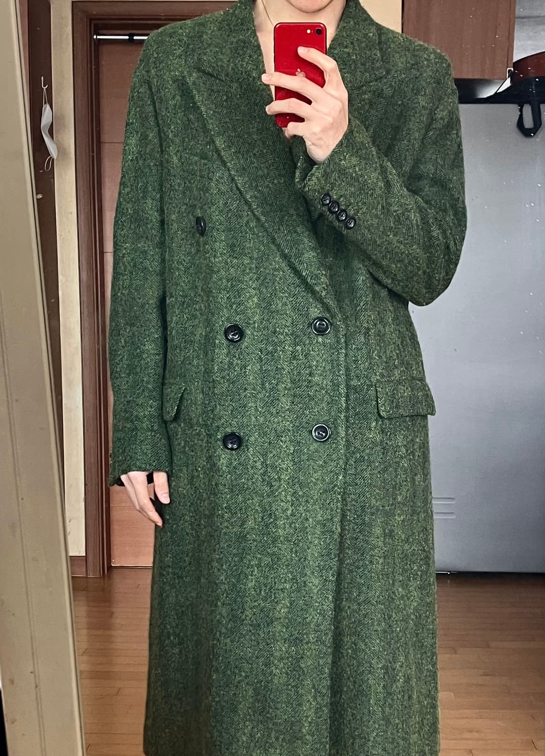 드리스 반 노튼 알파카 트위드 코트 상품이미지3