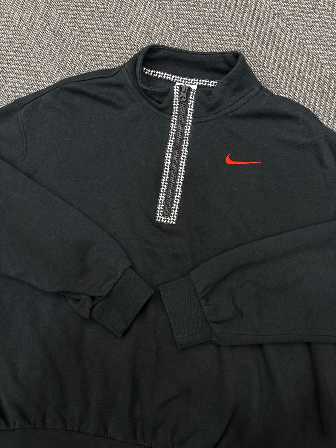 나이키 스우시 반집업 블랙s 상품이미지5