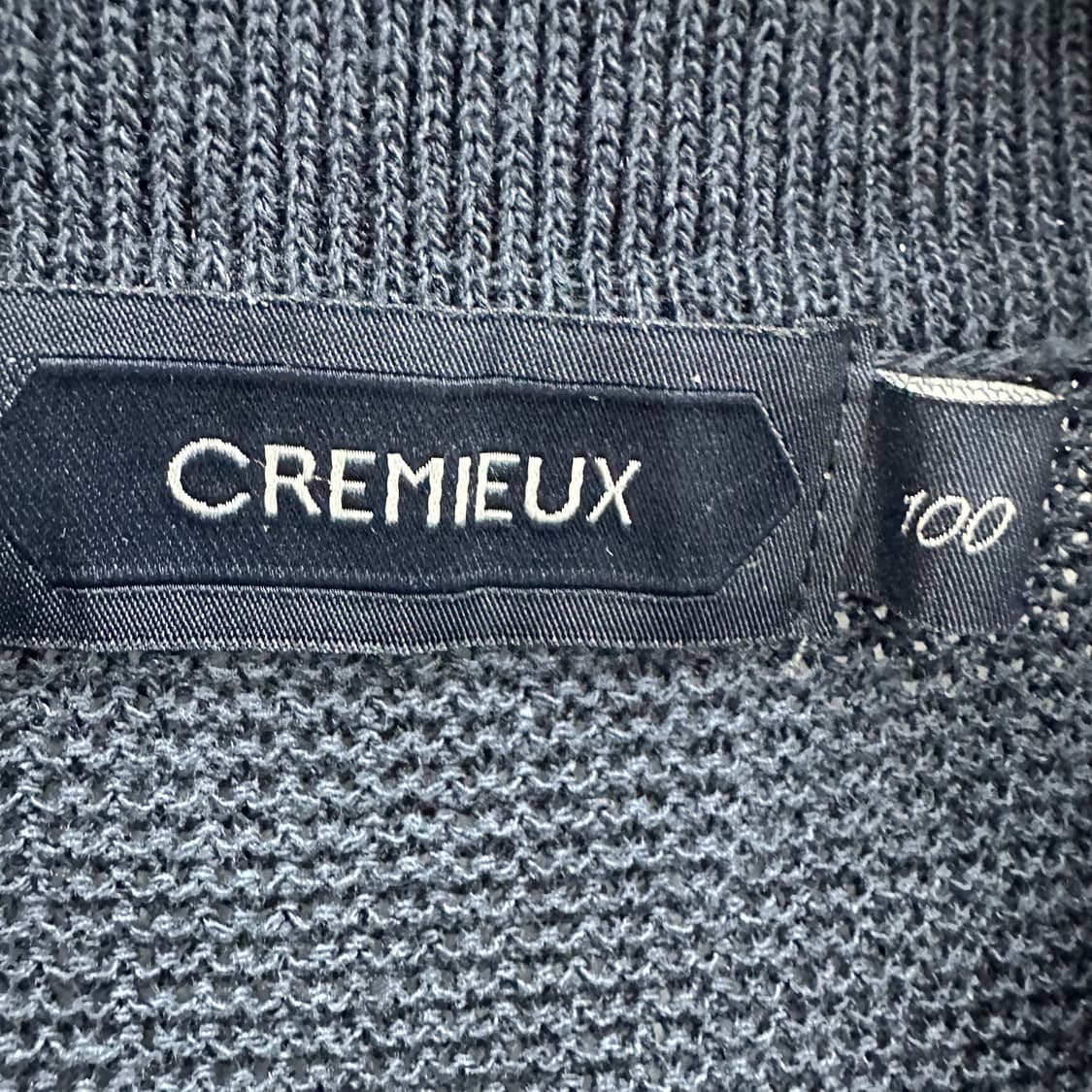 100 다니엘 크레뮤 남자 메쉬 니트 자켓 상품이미지3