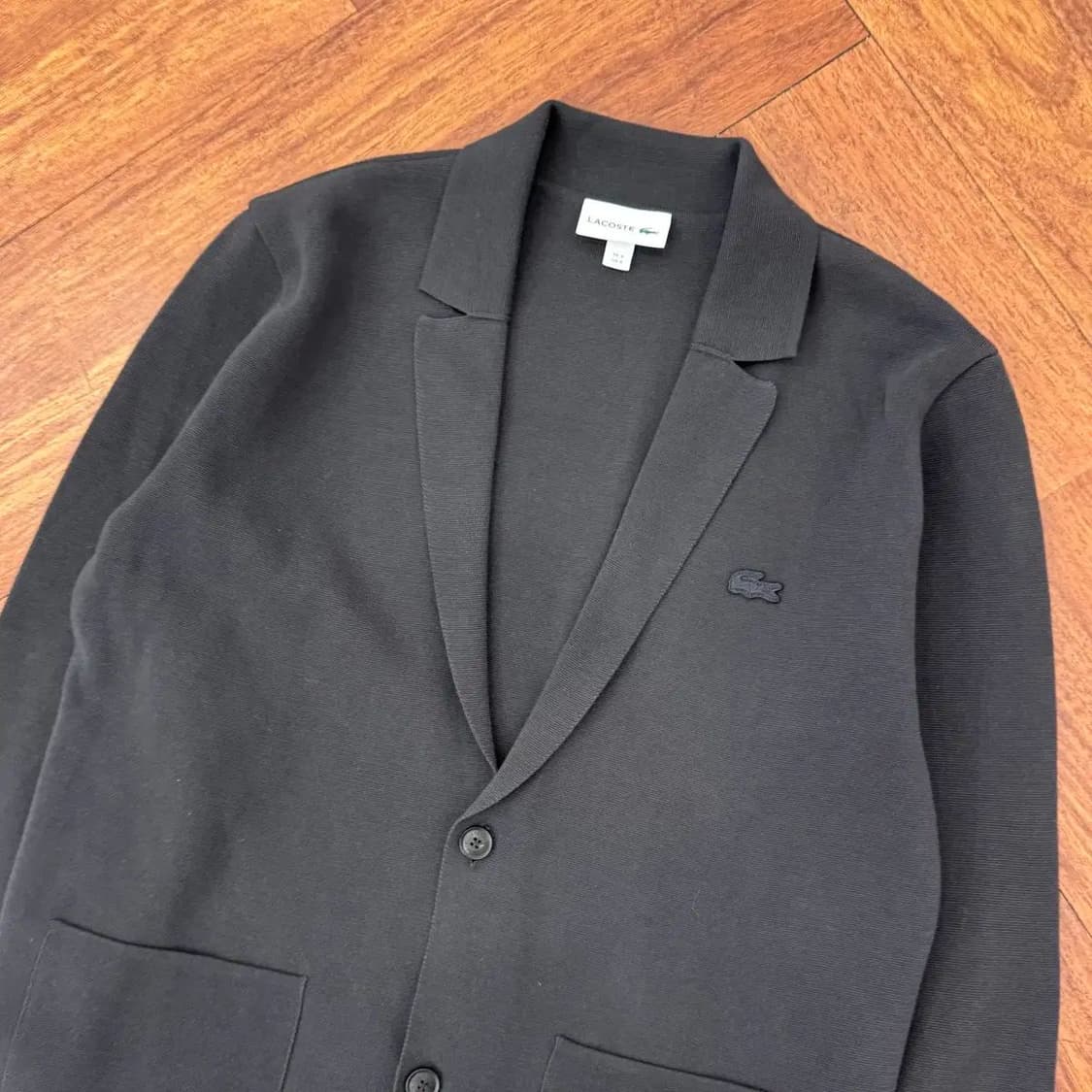 95 라코스테 차콜 자켓 버튼 가디건 상품이미지4