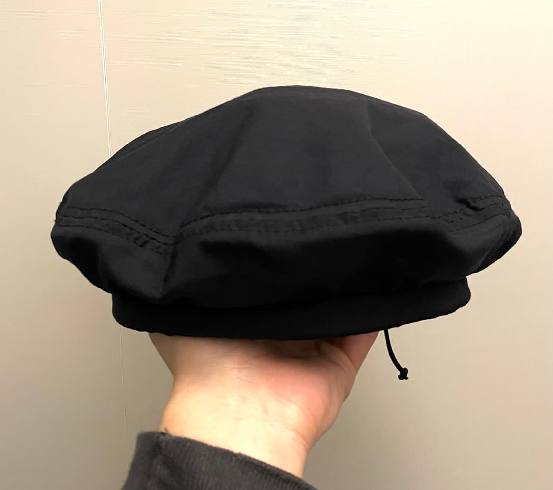 (F/L)엔지니어드 가먼츠 울 베레모 모자 블랙 엔가 상품이미지2