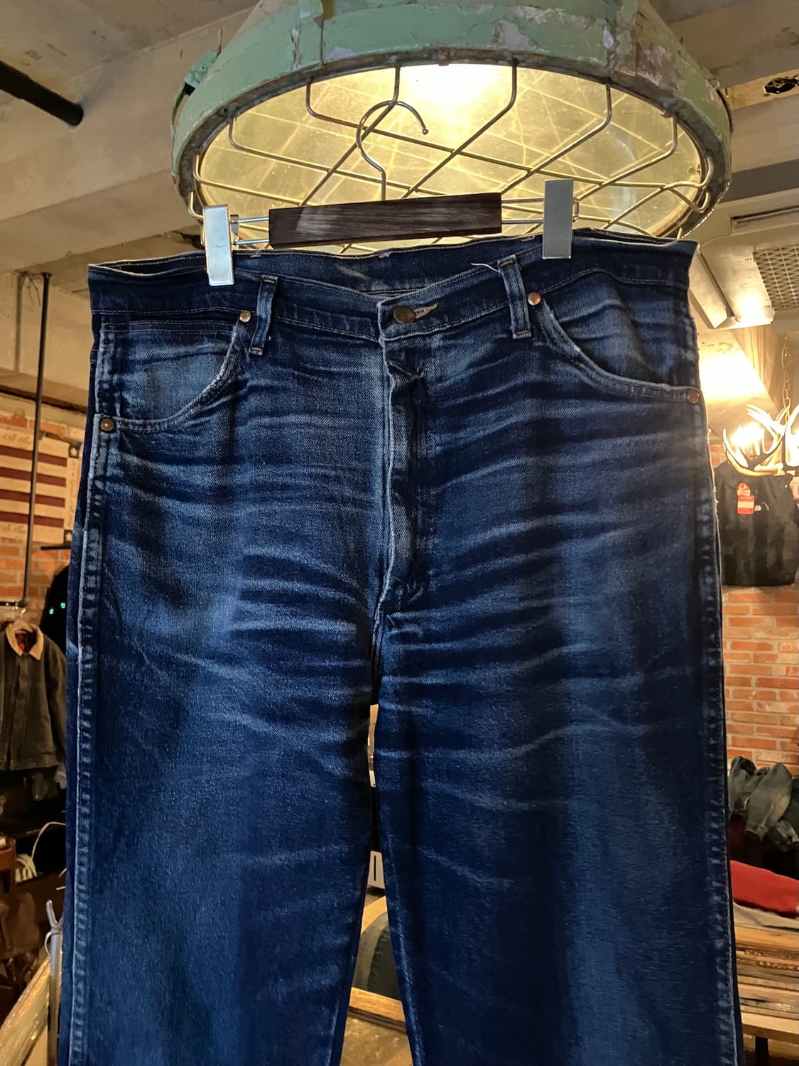 빈티지 랭글러 하드 페이드 데님 팬츠 상품이미지3