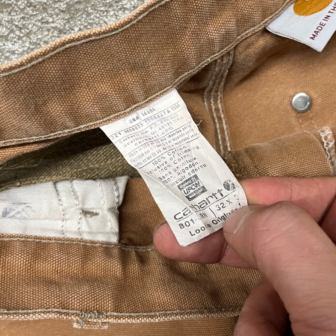 Carhartt 더블니 팬츠 (31“) 상품이미지6