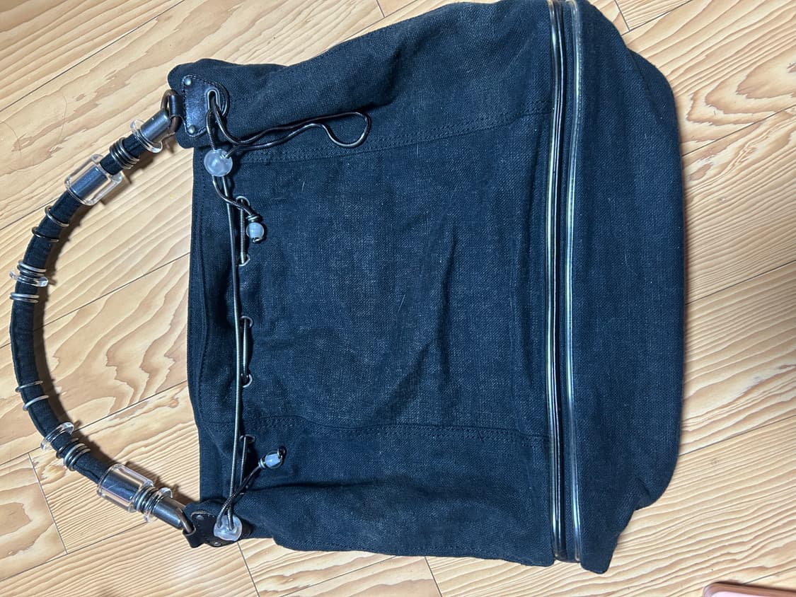 디젤 블랙 청 데님 가방  상품이미지3