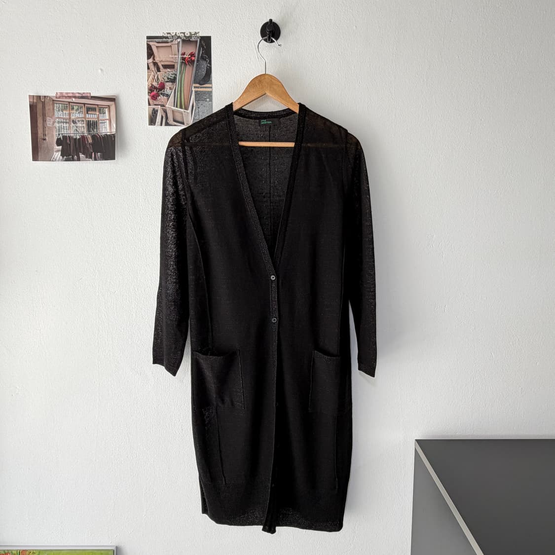[FREE] 베네통 린넨 롱 가디건 상품이미지1