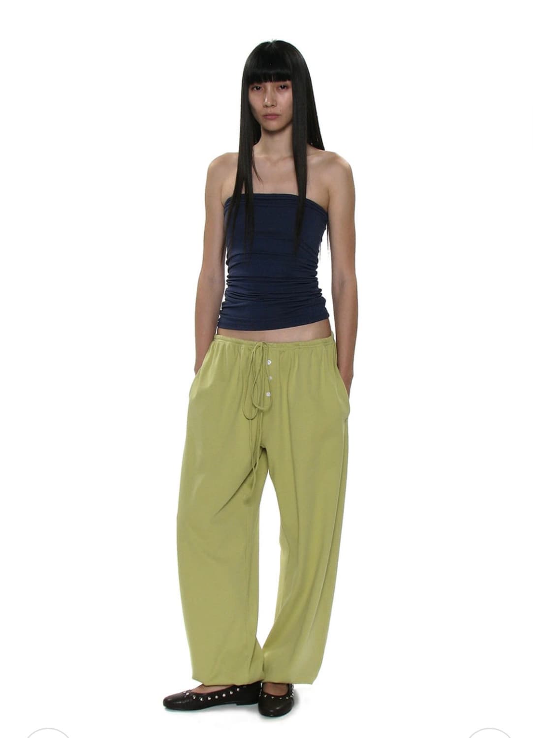 파르티멘토 PWC 에브리데이 벌룬 조거 팬츠 더스티레몬 상품이미지2