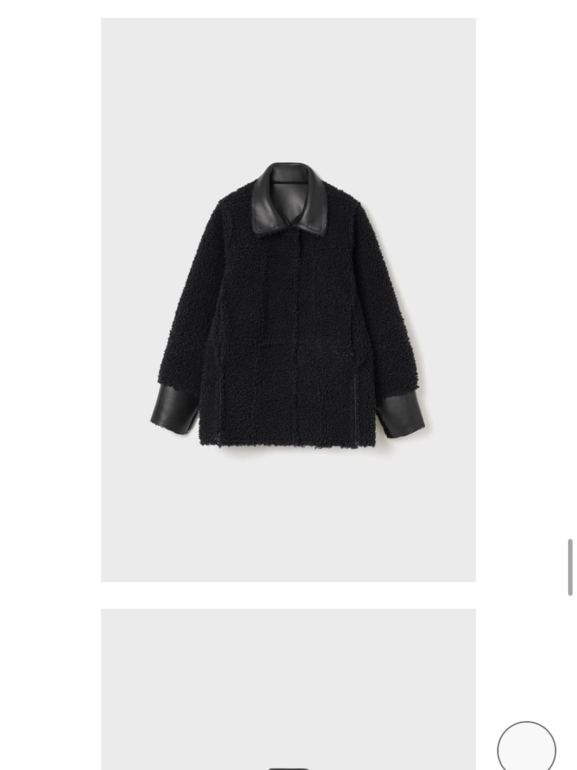 버뮬라 hairy reversible mustang 무스탕  상품이미지2