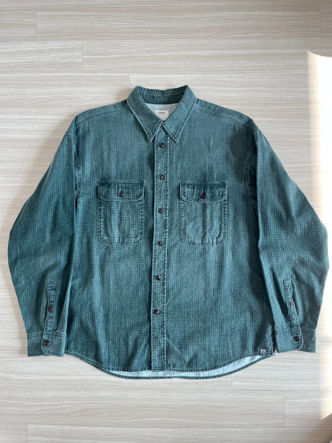 VISVIM 21SS LUMBER KHADI CHECK L/S DMGD 상품이미지1