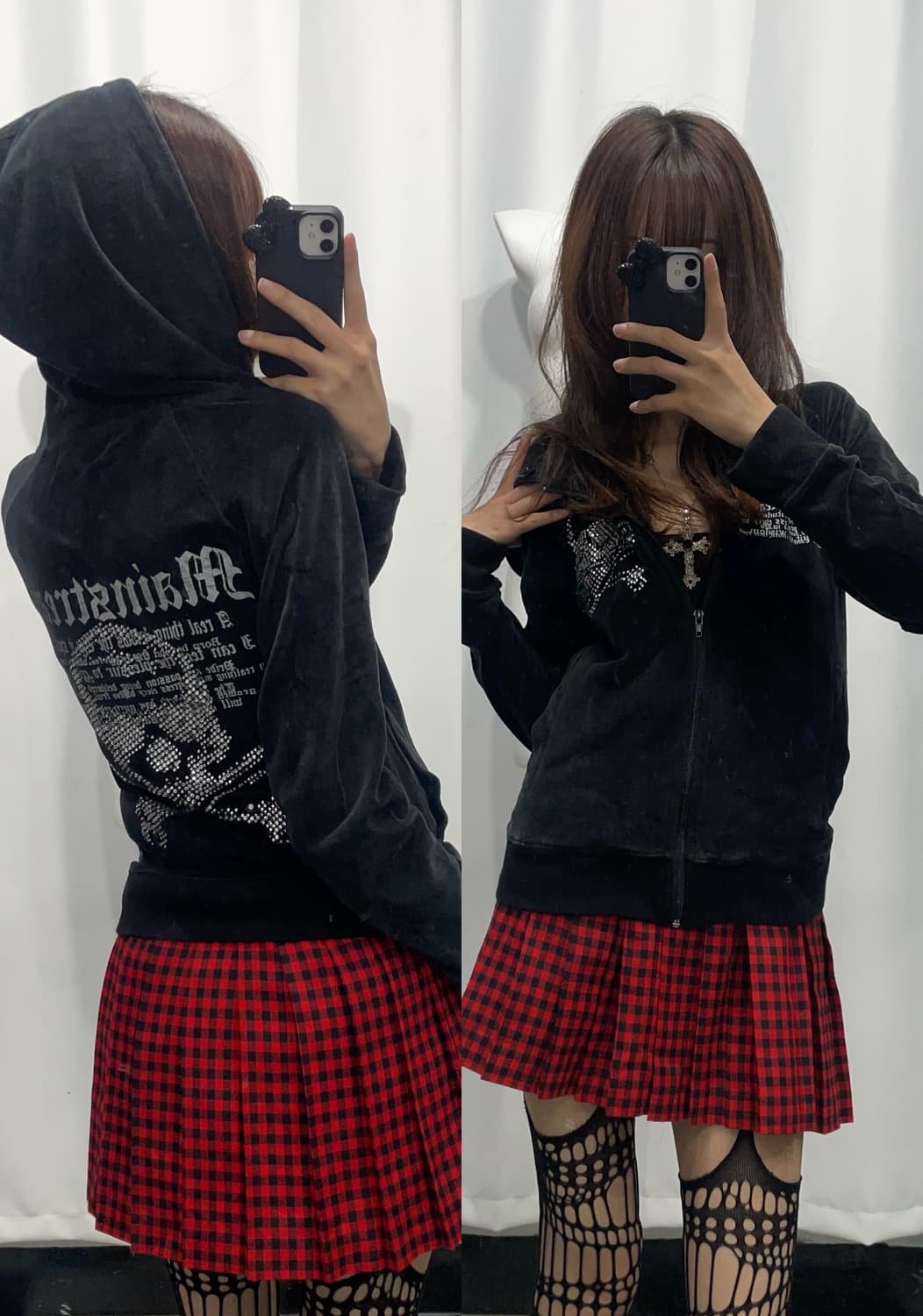 🎸블랙 스컬 후디🎸 상품이미지1