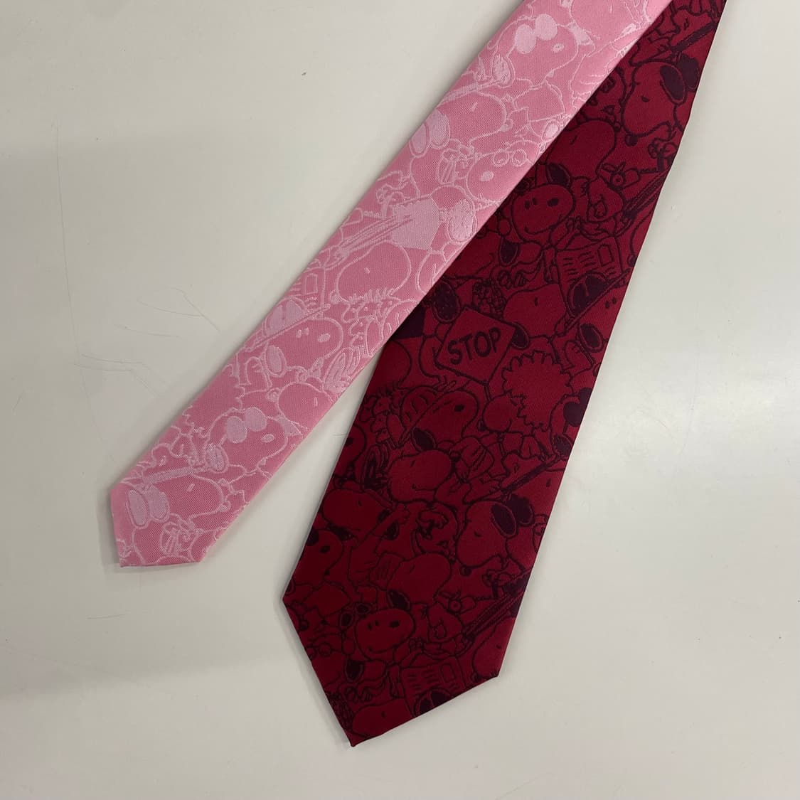 스누피 캐릭터 넥타이 7.8cm 상품이미지1