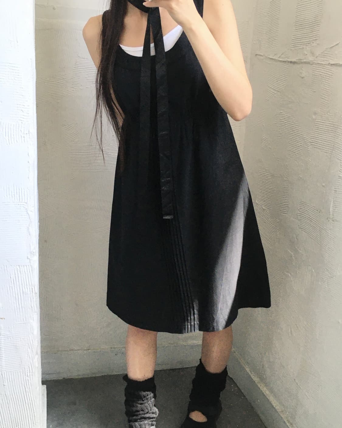 Burberry 버버리 블루라벨 블랙 슬리브리스 원피스 상품이미지3