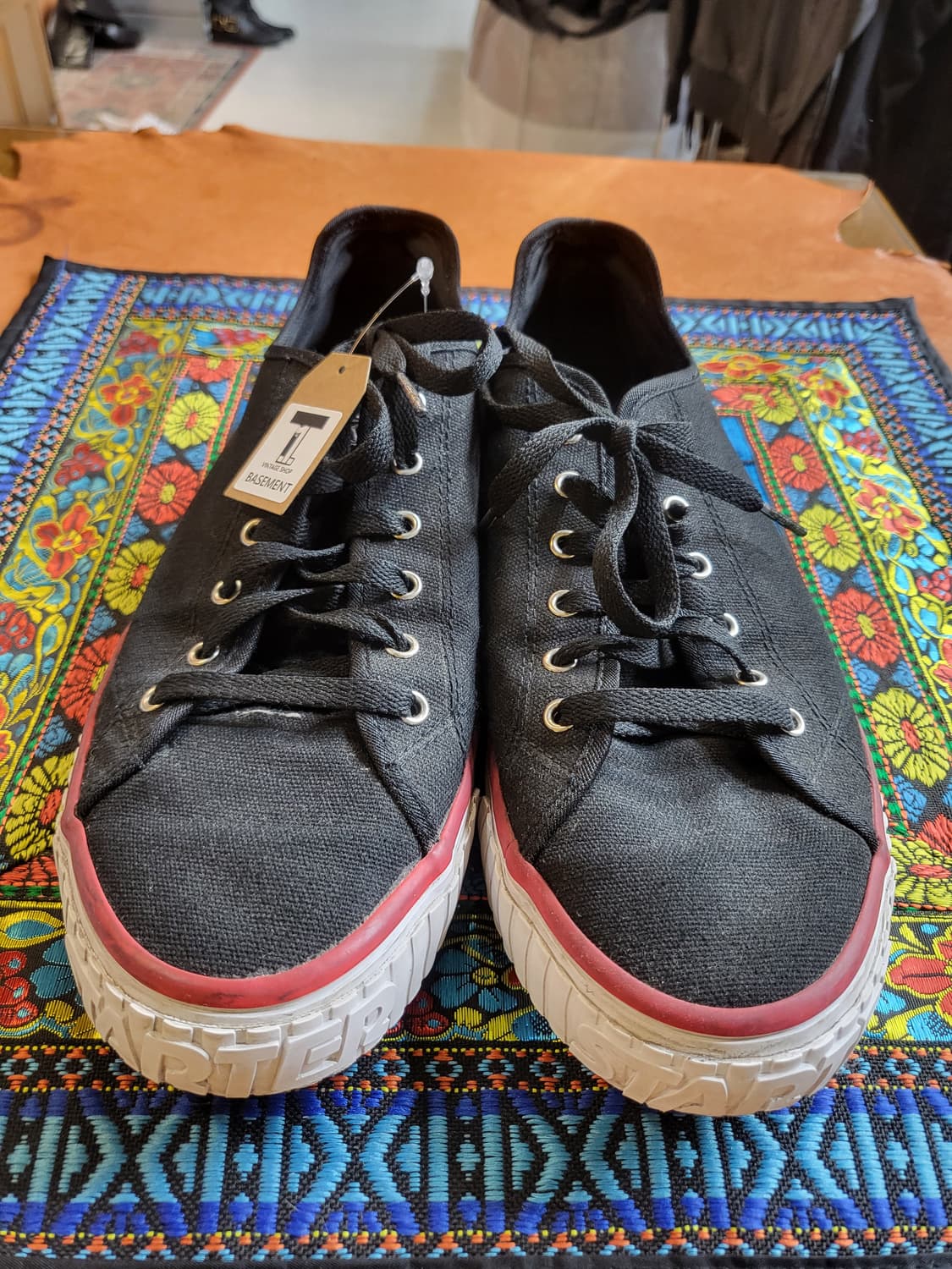 스타터 블랙 켄버스  스니커즈 상품이미지1