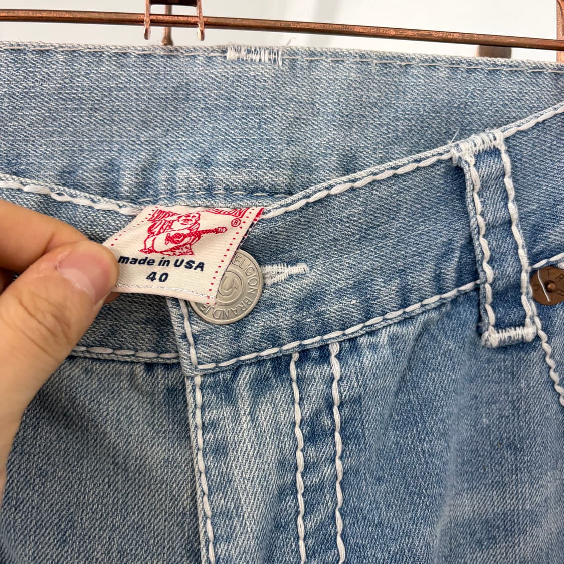 트루릴리전 월드투어 데님 팬츠 상품이미지7