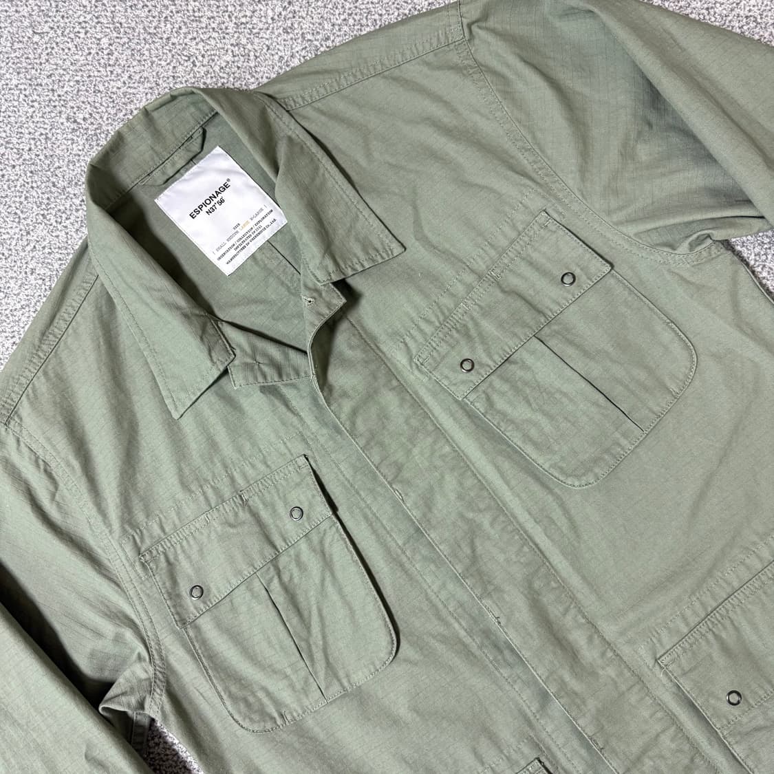 [정가 13만원] 에스피오나지 퍼티그 밀리터리 자켓 L 상품이미지3