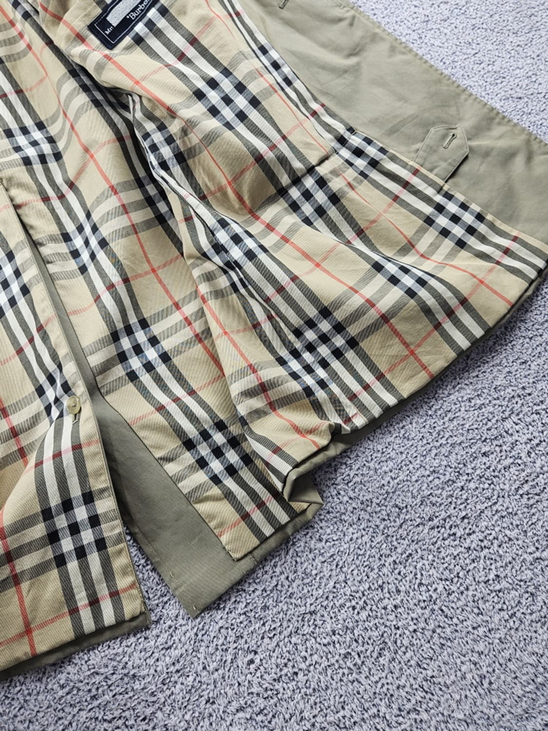 버버리 노바체크 베이직 벨티드 트렌치코트 (상세설명참조) / 10592 상품이미지8