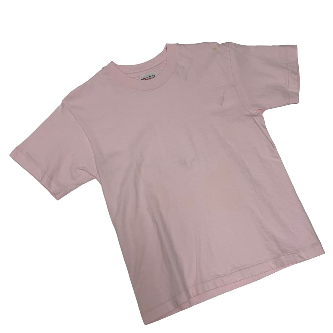 헤인즈 비피(Hanes Beefy-T) 빈티지 핑크 반팔 티셔츠 상품이미지1