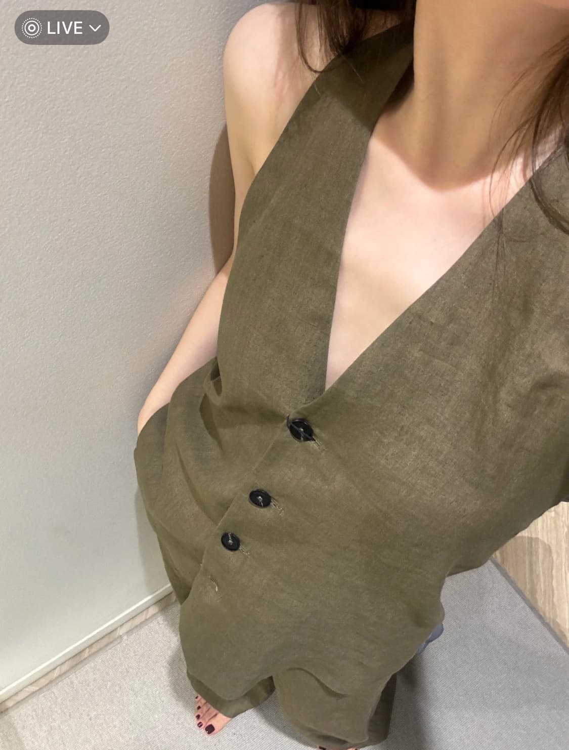 Massimo dutti 마시모두끼 리넨 탑 상품이미지5