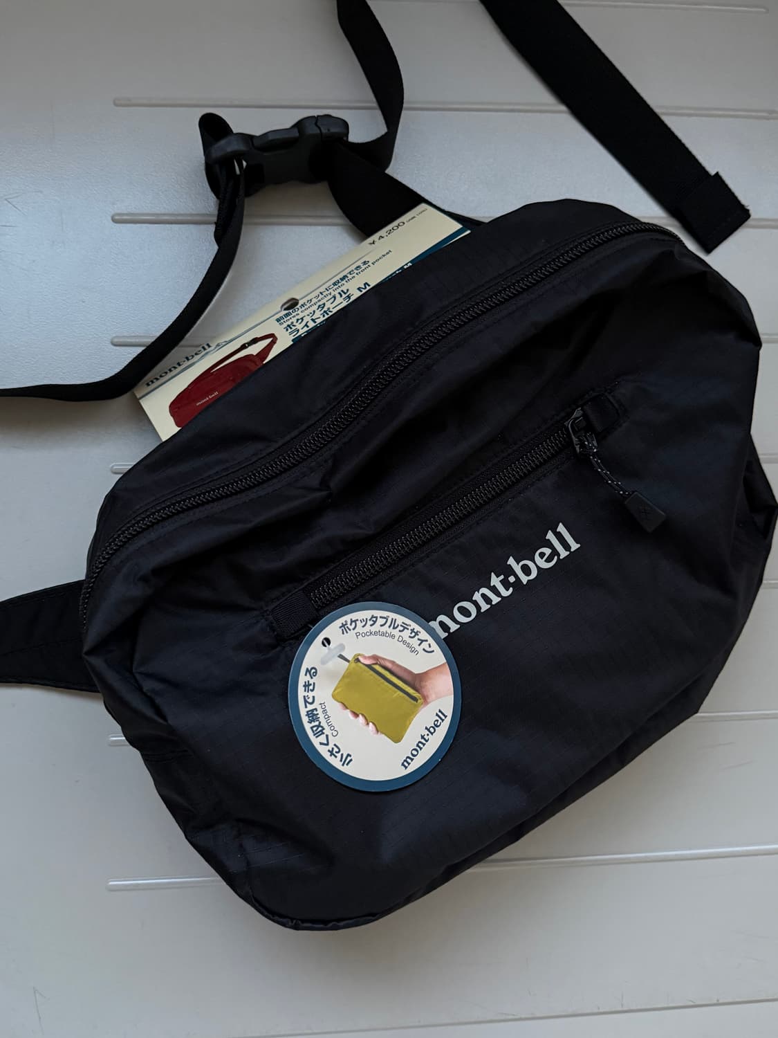 몽벨 힙색 black 상품이미지2