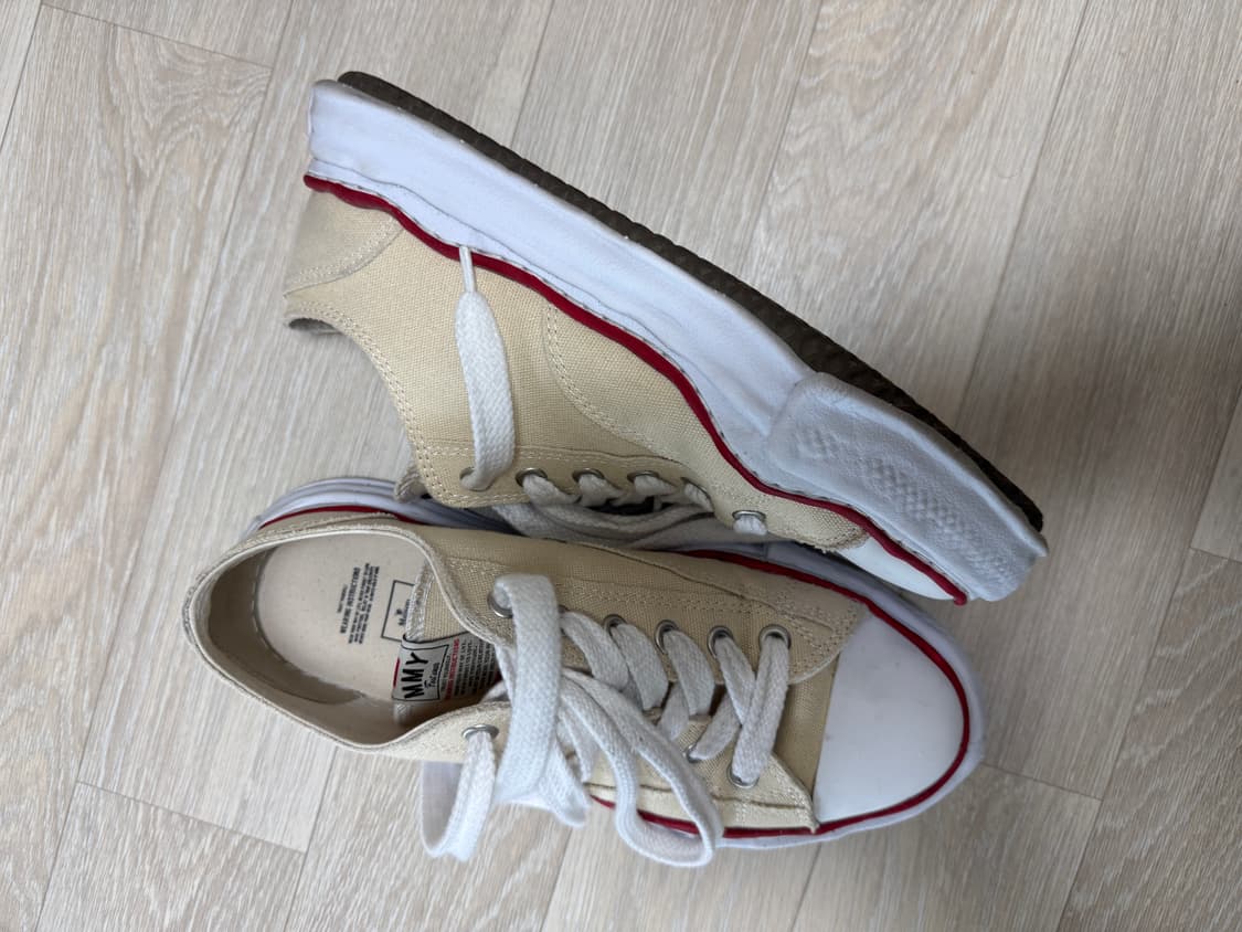 메종 미하라 야스히로 피터슨 OG 솔 캔버스 로우탑 EU44 상품이미지8