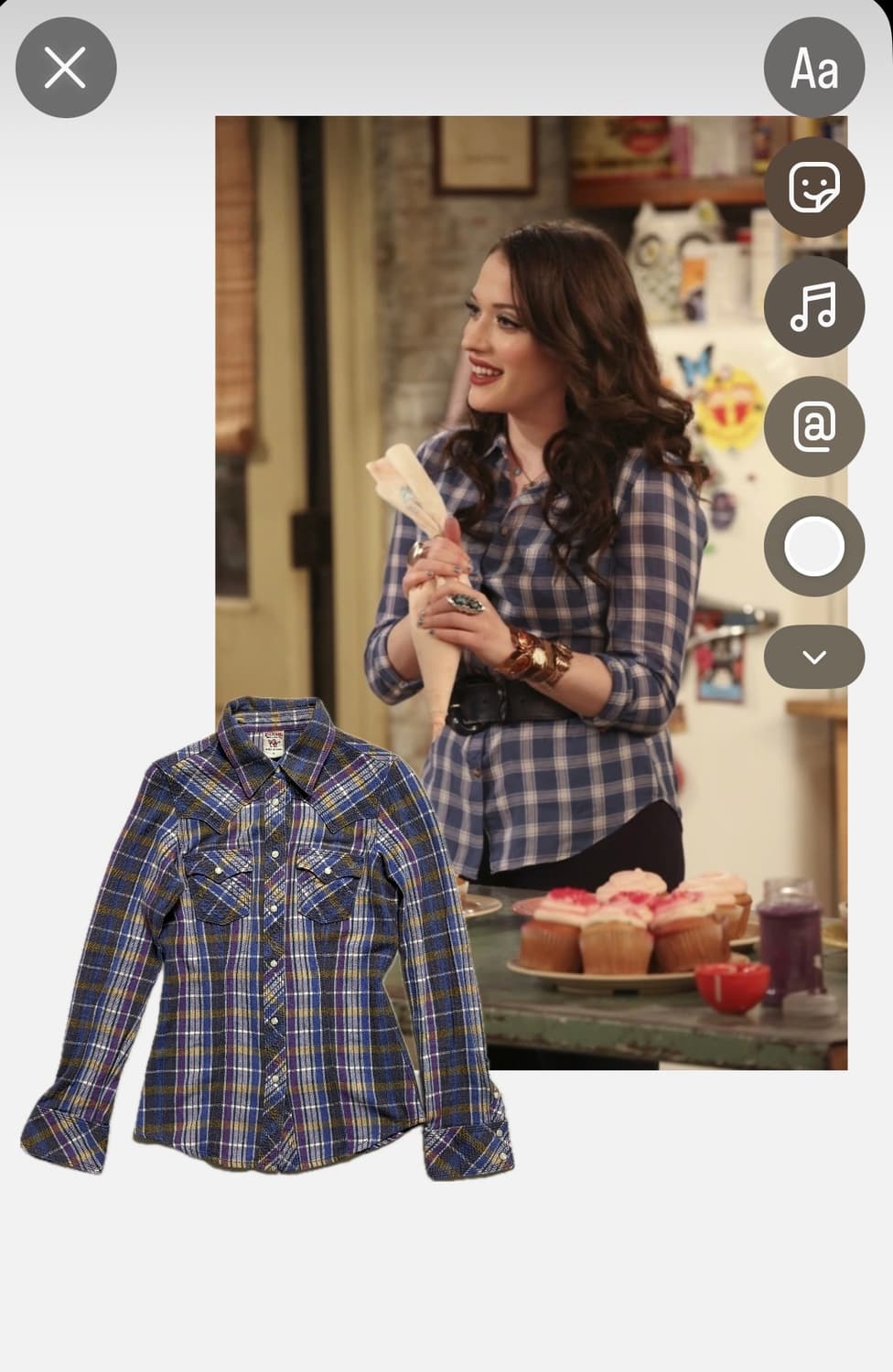 Y2k 트루릴리젼 웨스턴 플란넬 셔츠 - 투브로큰 걸즈 맥스깔 상품이미지1