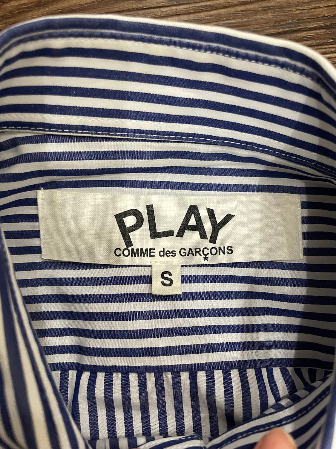 꼼데가르송 하트와펜 스트라이프 셔츠 상품이미지5