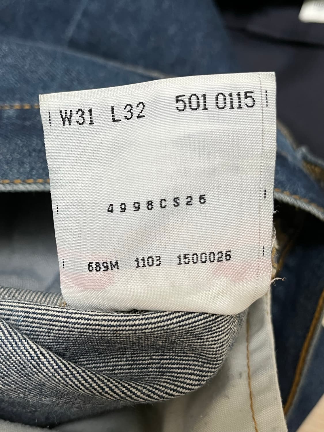 리바이스 501 W31 L32 상품이미지6