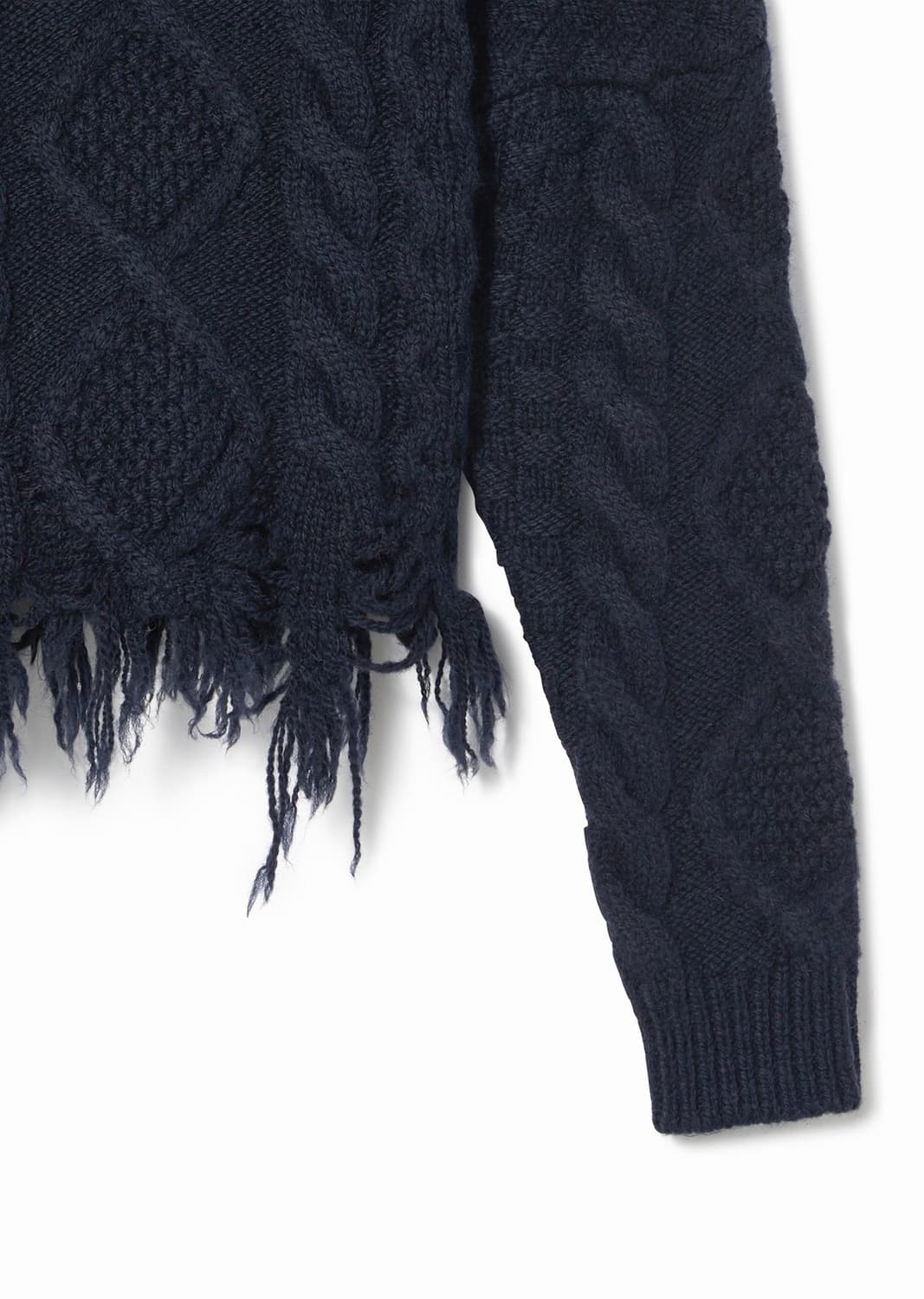 에스이오 seo 네이비 케이블 니트 상품이미지4