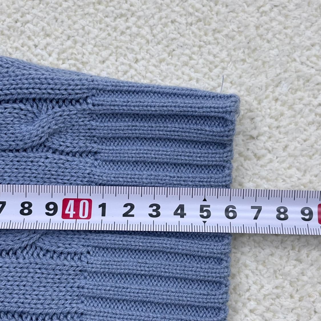 실측확인 앤 여성 크롭 케이블 니트 0313E 상품이미지5