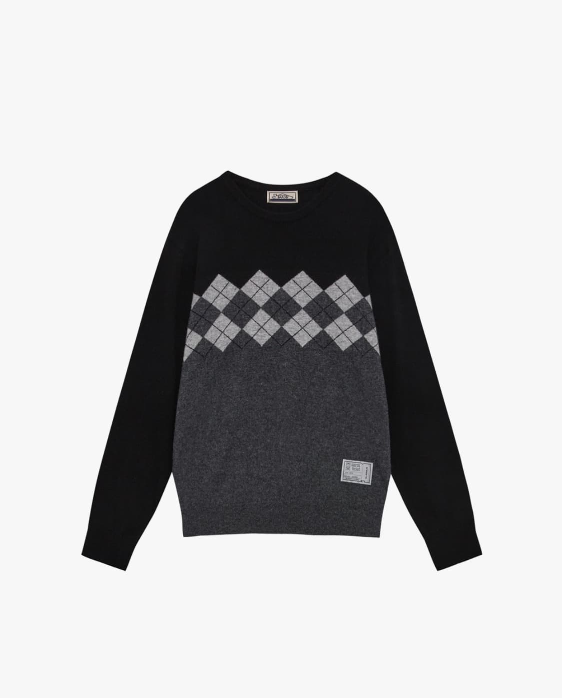 사로스 아가일 니트 상품이미지1