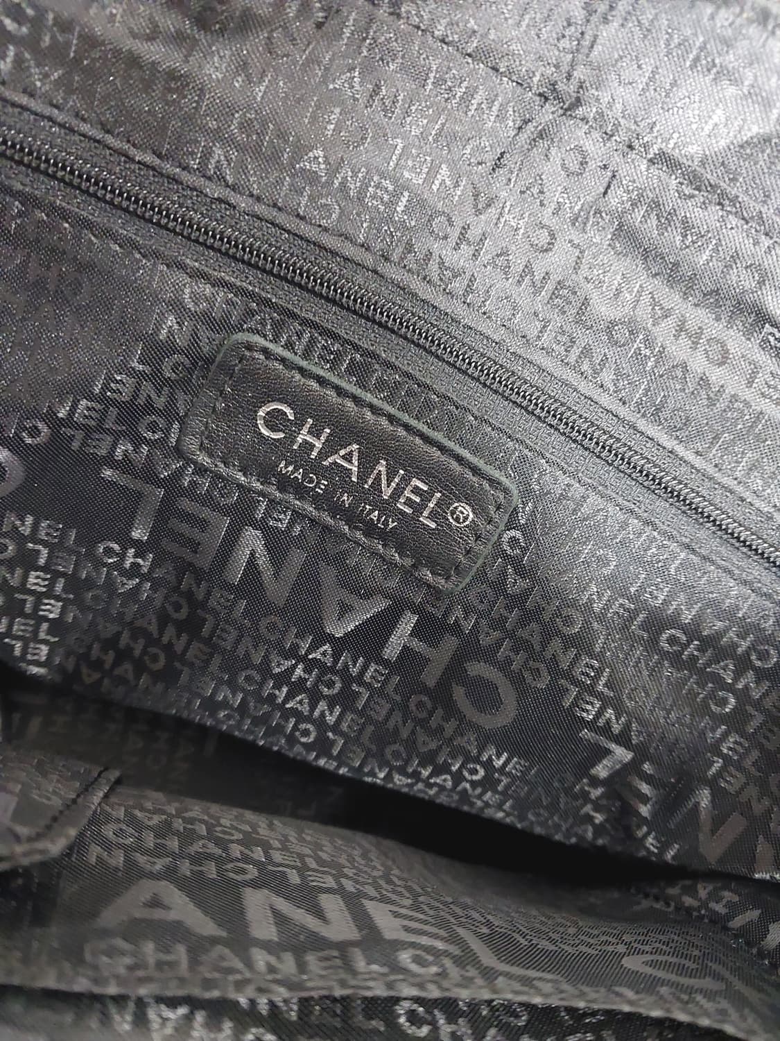 샤넬 빈티지 레어템 화이트 CC로고 숄더백 상품이미지7