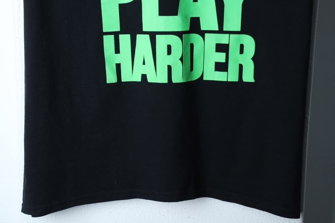 (XL-3XL) 길단 반팔 티셔츠 USA 빅사이즈 블랙-H31235 상품이미지4