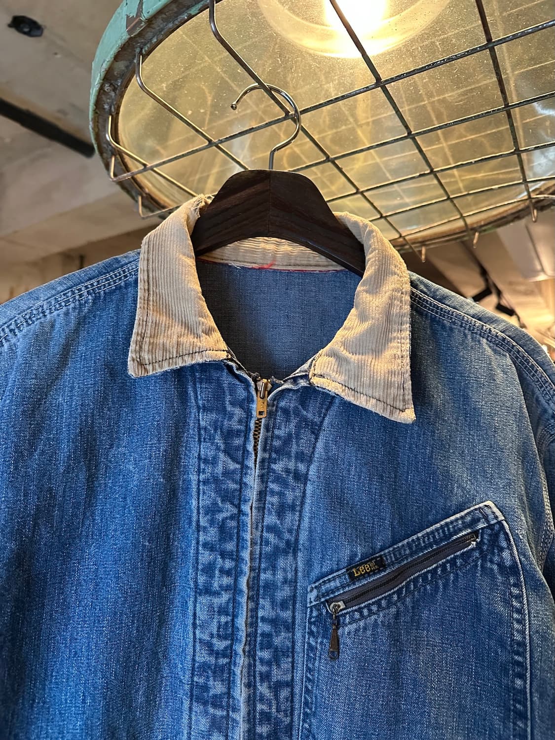 70s USA LEE 빈티지 리 191-LB 데님 워크 자켓 상품이미지4