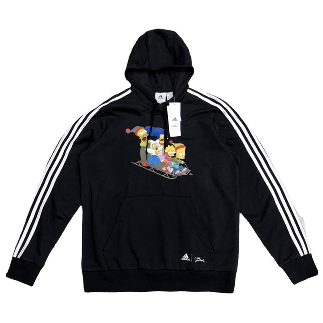 (새상품) ADIDAS X 더심슨패밀리 그래픽 후드티 2XL 상품이미지1