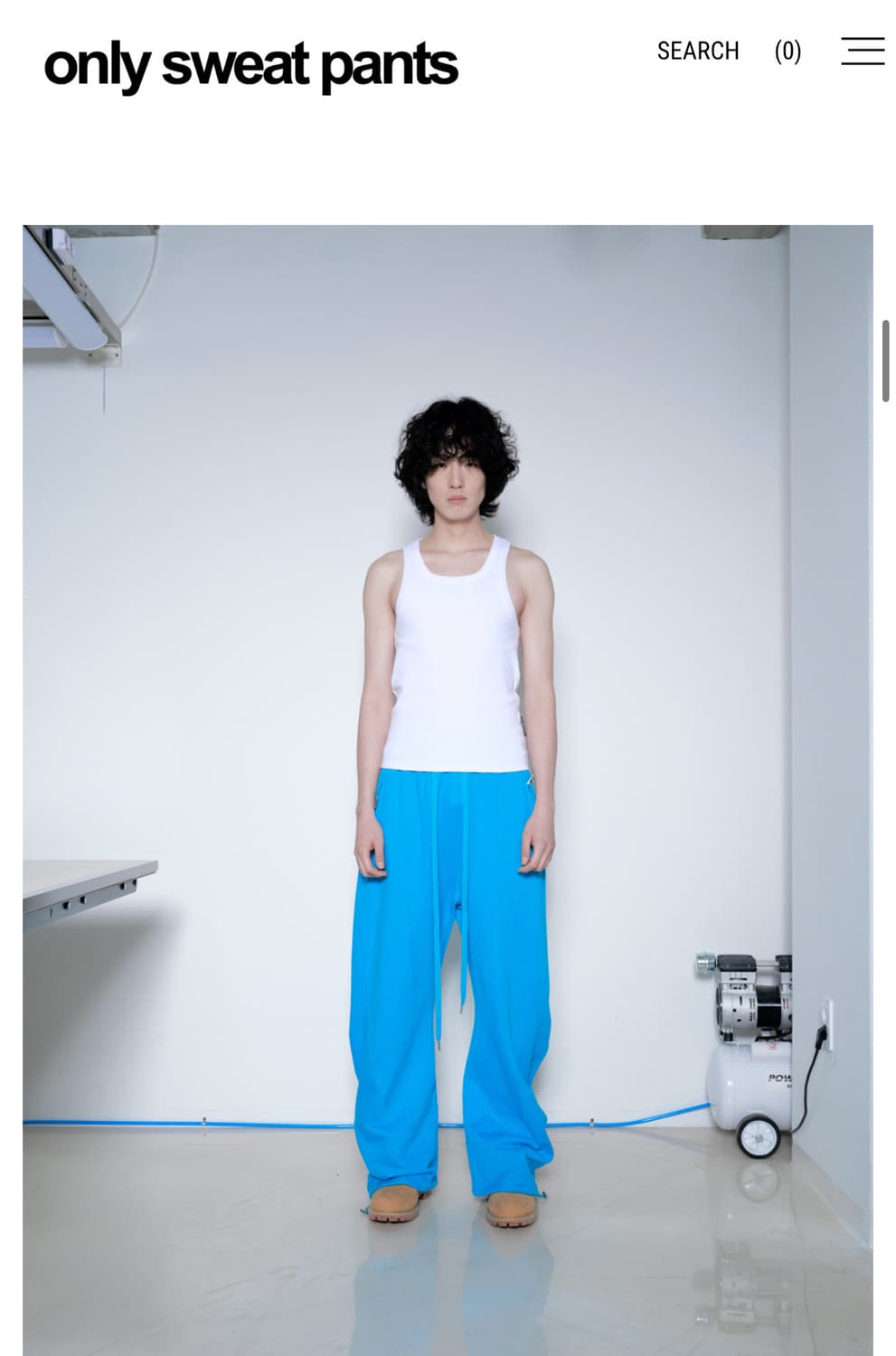 온리 스웻팬츠 와이드 스웻팬츠 상품이미지1