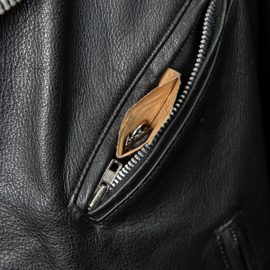 [44R] 90s 할리데이비슨 레더 더블라이더 자켓 블랙  상품이미지3