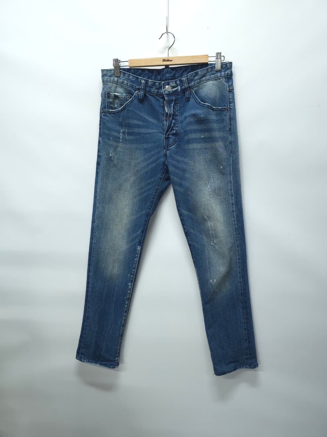 디스퀘어드2 오렌지 롤업 워싱진 ( 46/ 30~32 ) 상품이미지1